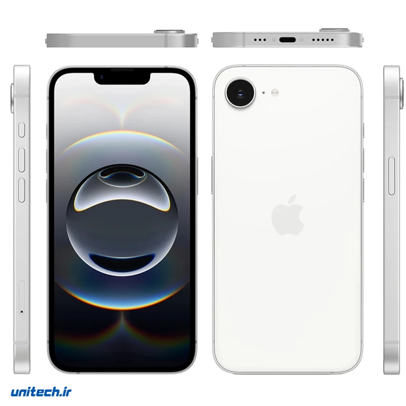گوشیموبایلاپلمدلiPhone16eZAAدوسیمکارتظرفیت128گیگابایتورم8گیگابایت (3)